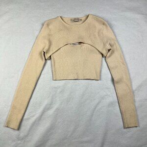 Isabelle's Cabinet Cream Beige Botany Sweater Set Size M